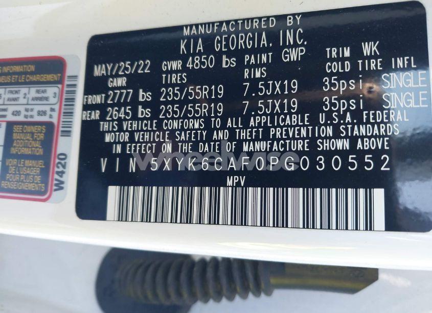 Photo 9 of 2023 Kia Sportage X-LINE (VIN 5XYK6CAF0PG030552)