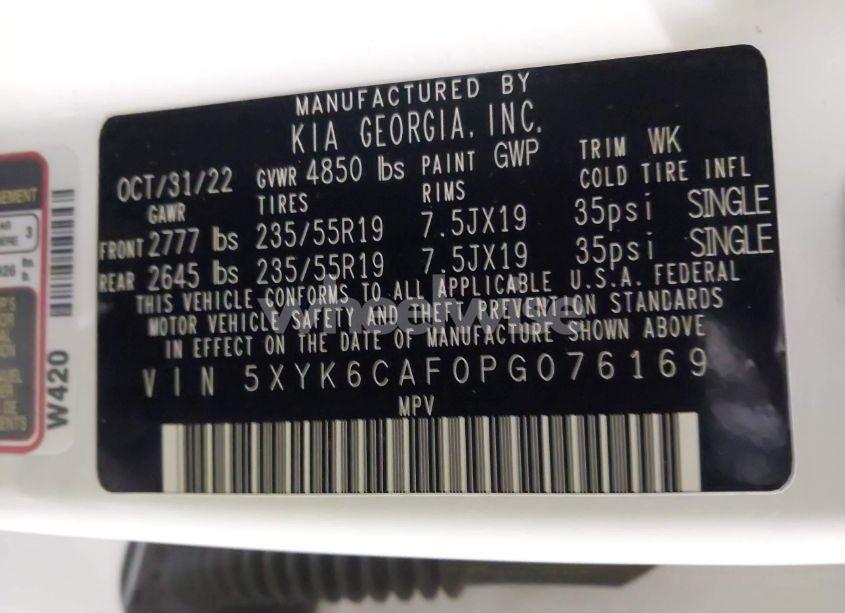 Photo 9 of 2023 Kia Sportage X-LINE (VIN 5XYK6CAF0PG076169)