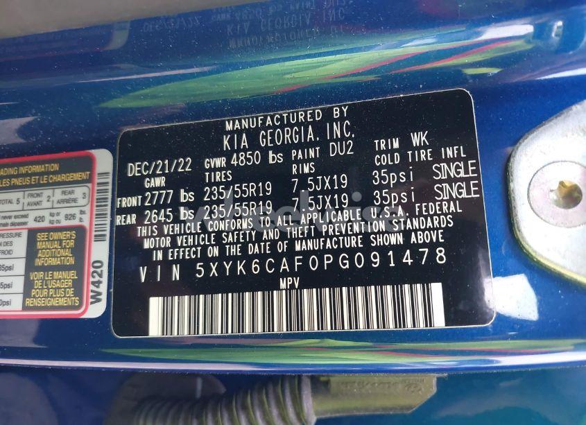 Photo 9 of 2023 Kia Sportage X-LINE (VIN 5XYK6CAF0PG091478)