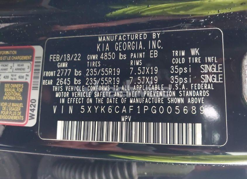 Photo 9 of 2023 Kia Sportage X-LINE (VIN 5XYK6CAF1PG005689)