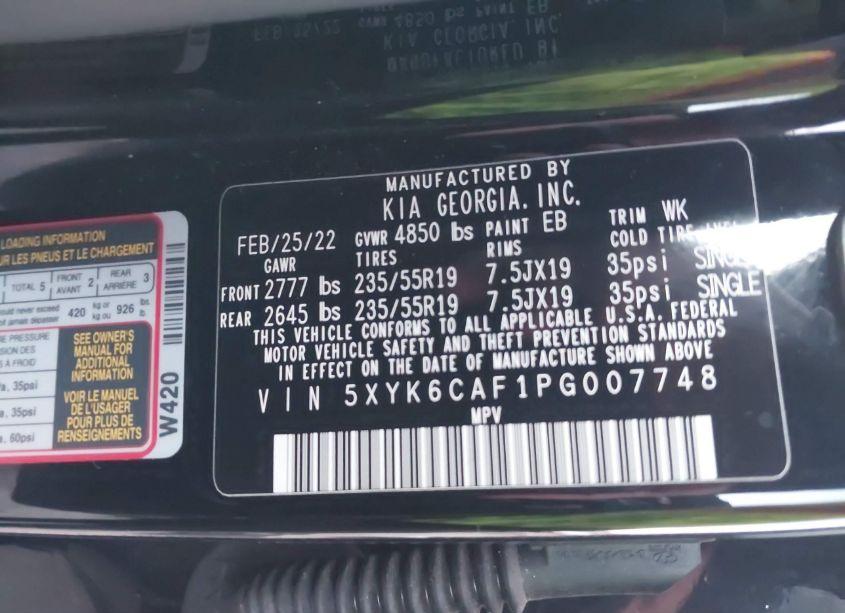 Photo 9 of 2023 Kia Sportage X-LINE (VIN 5XYK6CAF1PG007748)