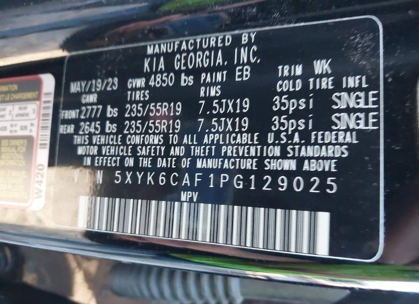 Photo 9 of 2023 Kia Sportage X-LINE (VIN 5XYK6CAF1PG129025)