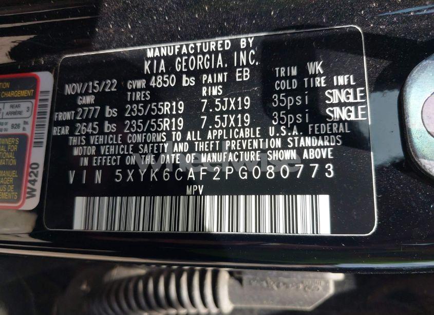 Photo 9 of 2023 Kia Sportage X-LINE (VIN 5XYK6CAF2PG080773)