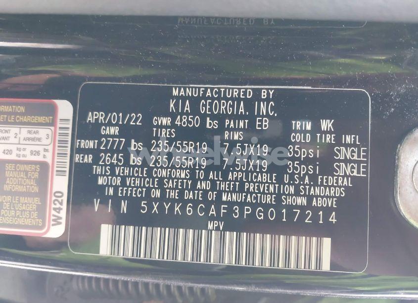 Photo 9 of 2023 Kia Sportage X-LINE (VIN 5XYK6CAF3PG017214)