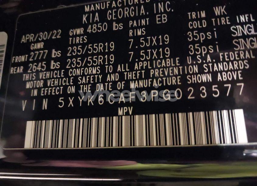 Photo 9 of 2023 Kia Sportage X-LINE (VIN 5XYK6CAF3PG023577)