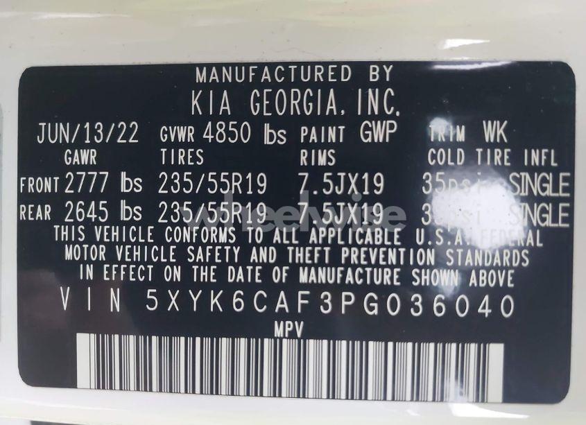 Photo 9 of 2023 Kia Sportage X-LINE (VIN 5XYK6CAF3PG036040)