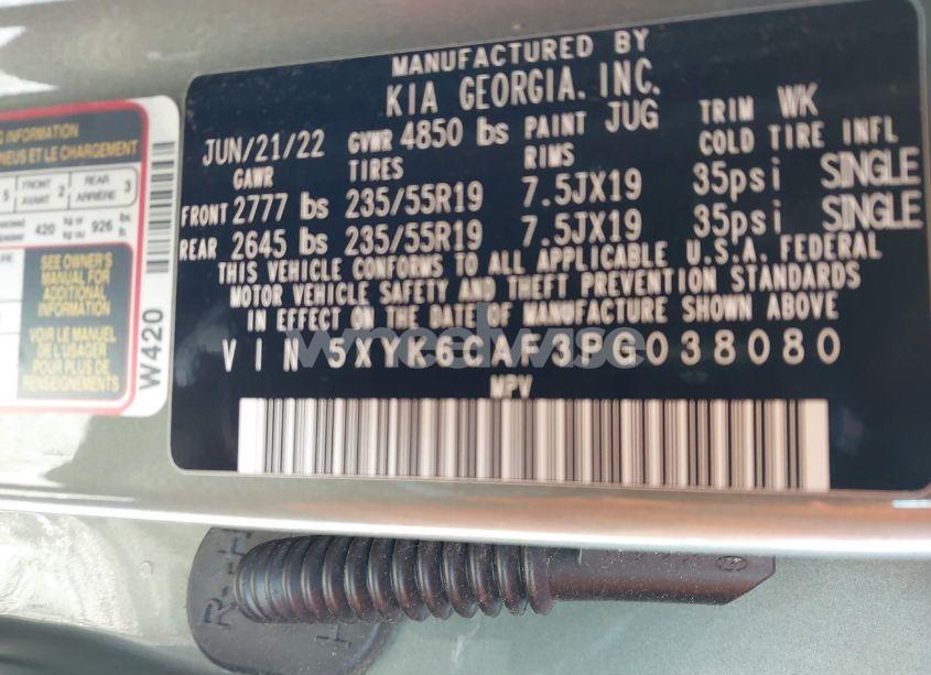 Photo 9 of 2023 Kia Sportage X-LINE (VIN 5XYK6CAF3PG038080)