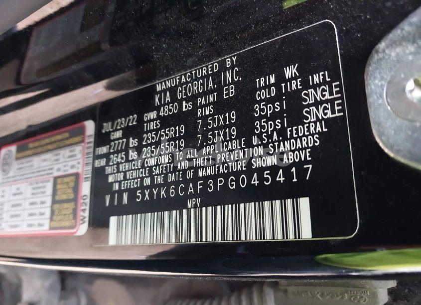 Photo 9 of 2023 Kia Sportage X-LINE (VIN 5XYK6CAF3PG045417)