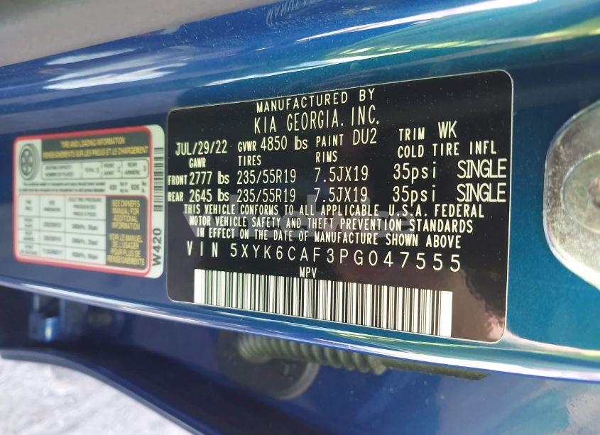 Photo 9 of 2023 Kia Sportage X-LINE (VIN 5XYK6CAF3PG047555)