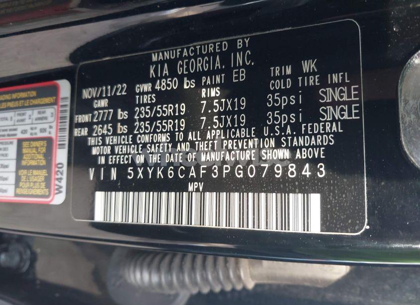 Photo 9 of 2023 Kia Sportage X-LINE (VIN 5XYK6CAF3PG079843)