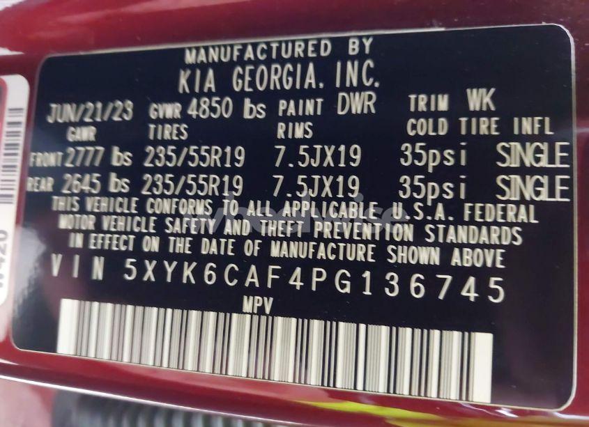 Photo 9 of 2023 Kia Sportage X-LINE (VIN 5XYK6CAF4PG136745)