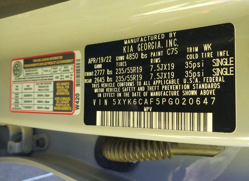 Photo 9 of 2023 Kia Sportage X-LINE (VIN 5XYK6CAF5PG020647)