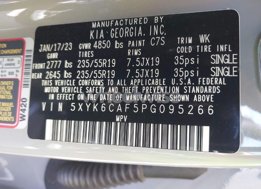 Photo 9 of 2023 Kia Sportage X-LINE (VIN 5XYK6CAF5PG095266)