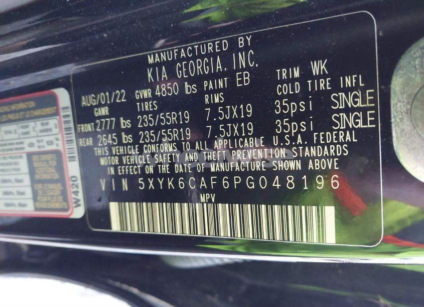 Photo 9 of 2023 Kia Sportage X-LINE (VIN 5XYK6CAF6PG048196)