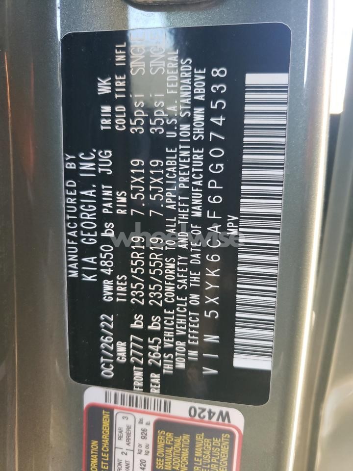 Photo 13 of 2023 KIA SPORTAGE X LINE (VIN 5XYK6CAF6PG074538)