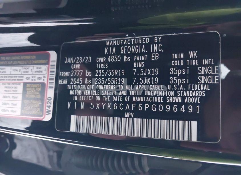 Photo 9 of 2023 Kia Sportage X-LINE (VIN 5XYK6CAF6PG096491)