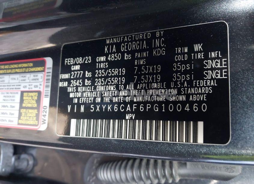 Photo 9 of 2023 Kia Sportage X-LINE (VIN 5XYK6CAF6PG100460)