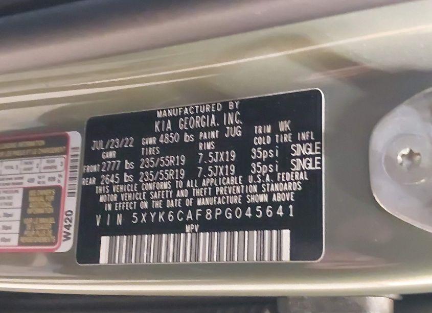 Photo 9 of 2023 Kia Sportage X-LINE (VIN 5XYK6CAF8PG045641)