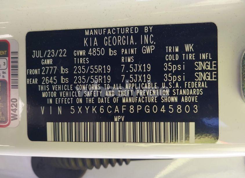 Photo 9 of 2023 Kia Sportage X-LINE (VIN 5XYK6CAF8PG045803)