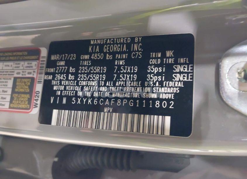 Photo 9 of 2023 Kia Sportage X-LINE (VIN 5XYK6CAF8PG111802)