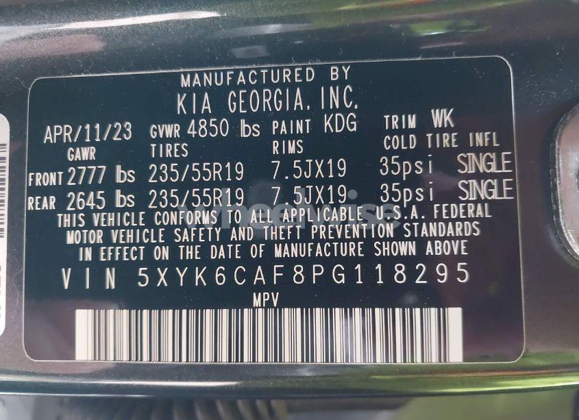 Photo 9 of 2023 Kia Sportage X-LINE (VIN 5XYK6CAF8PG118295)