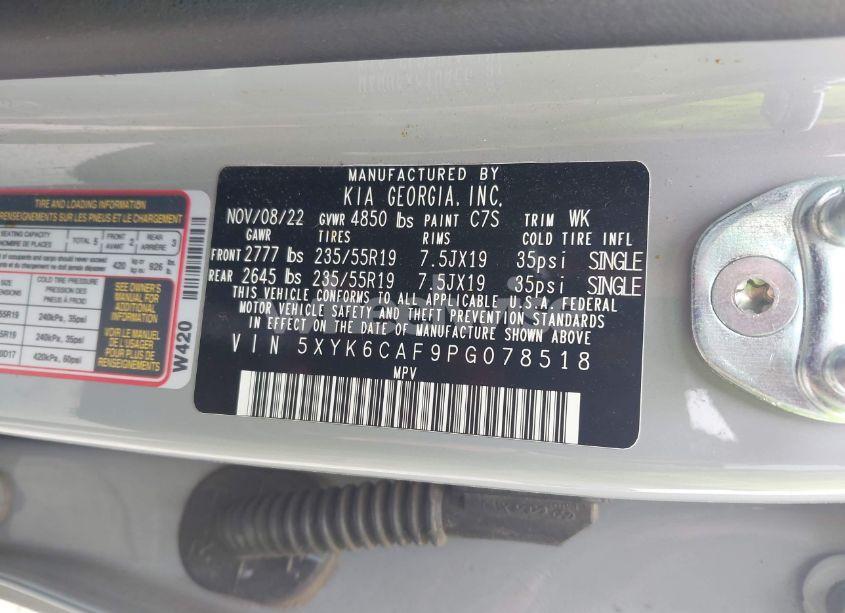 Photo 9 of 2023 Kia Sportage X-LINE (VIN 5XYK6CAF9PG078518)