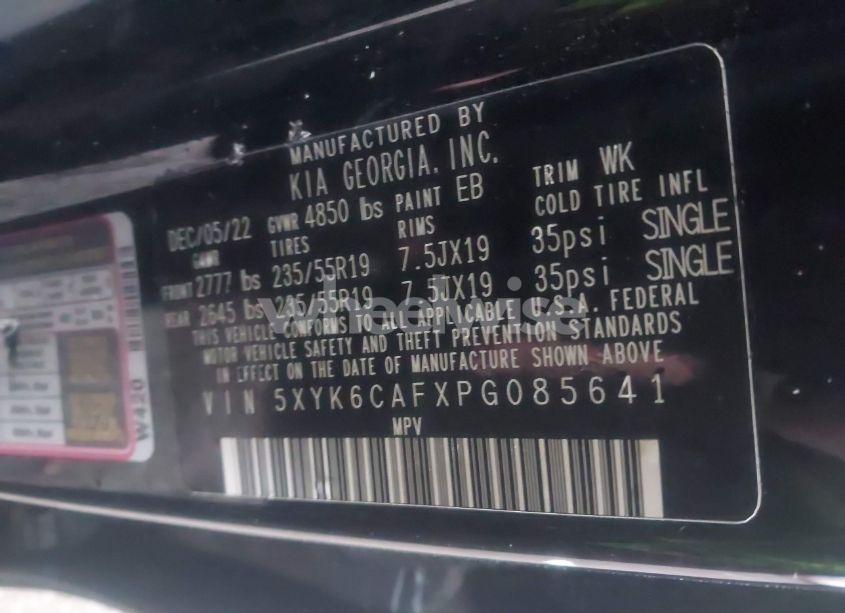 Photo 9 of 2023 Kia Sportage X-LINE (VIN 5XYK6CAFXPG085641)