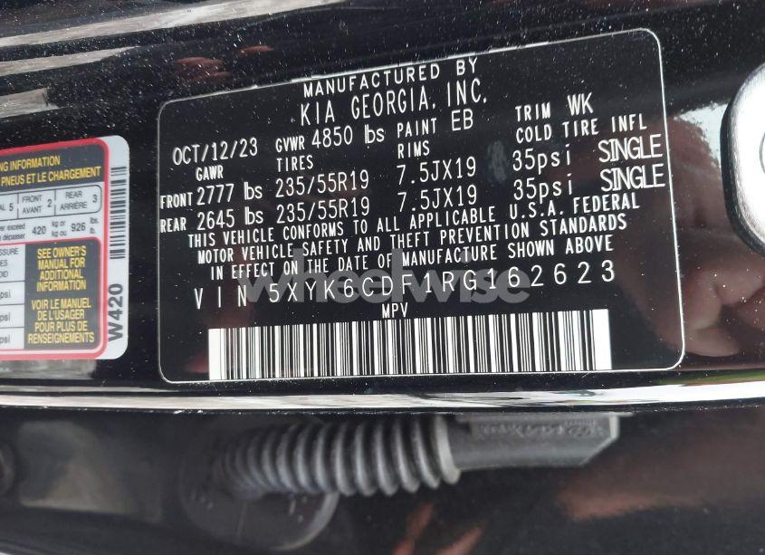 Photo 9 of 2024 Kia Sportage X-LINE (VIN 5XYK6CDF1RG162623)