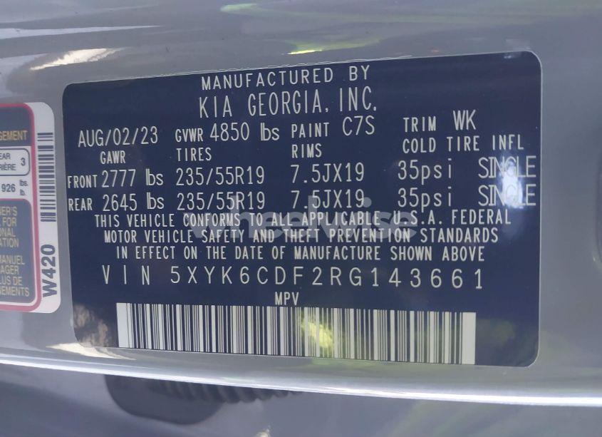 Photo 9 of 2024 Kia Sportage X-LINE (VIN 5XYK6CDF2RG143661)