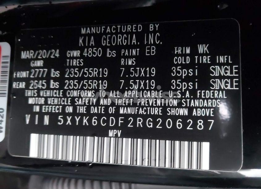 Photo 9 of 2024 Kia Sportage X-LINE (VIN 5XYK6CDF2RG206287)