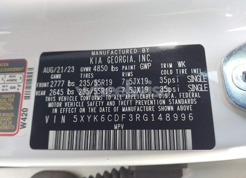 Photo 9 of 2024 Kia Sportage X-LINE (VIN 5XYK6CDF3RG148996)