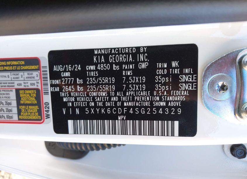 Photo 9 of 2025 Kia Sportage X-LINE (VIN 5XYK6CDF4SG254329)