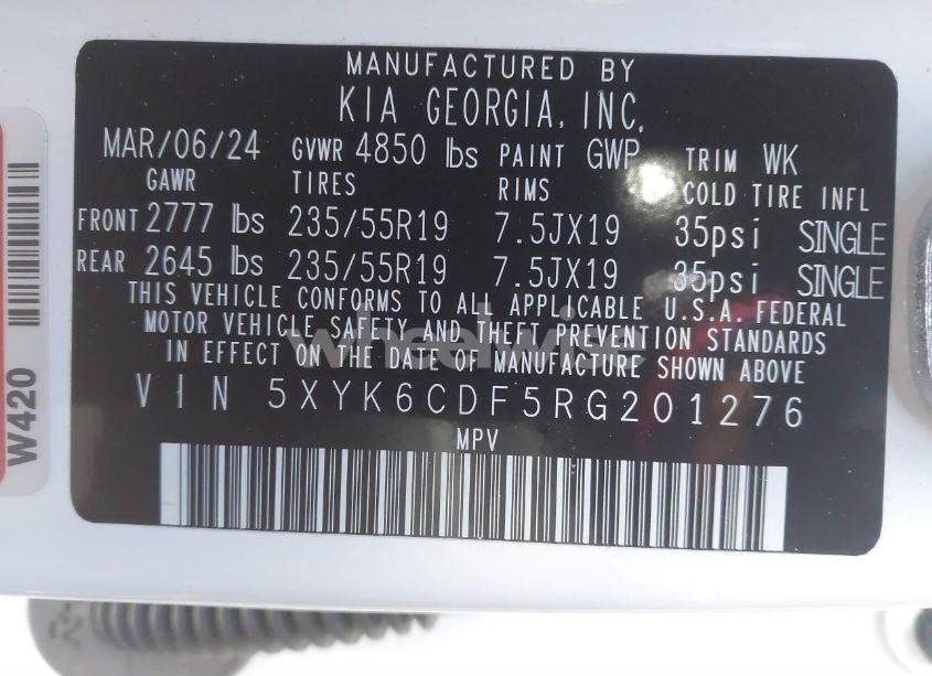 Photo 9 of 2024 Kia Sportage X-LINE (VIN 5XYK6CDF5RG201276)