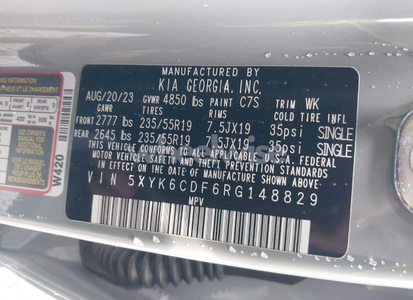 Photo 9 of 2024 Kia Sportage X-LINE (VIN 5XYK6CDF6RG148829)