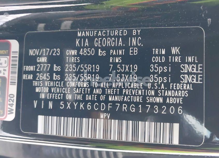 Photo 9 of 2024 Kia Sportage X-LINE (VIN 5XYK6CDF7RG173206)