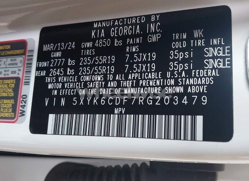 Photo 9 of 2024 Kia Sportage X-LINE (VIN 5XYK6CDF7RG203479)