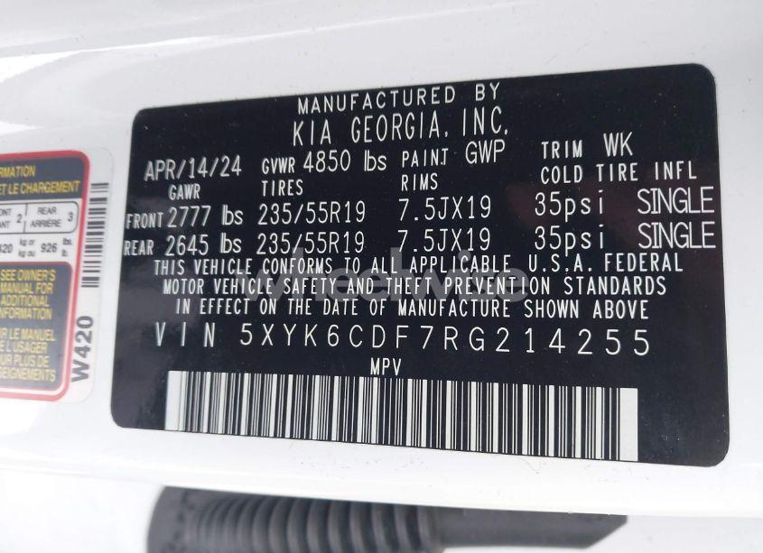 Photo 9 of 2024 Kia Sportage X-LINE (VIN 5XYK6CDF7RG214255)