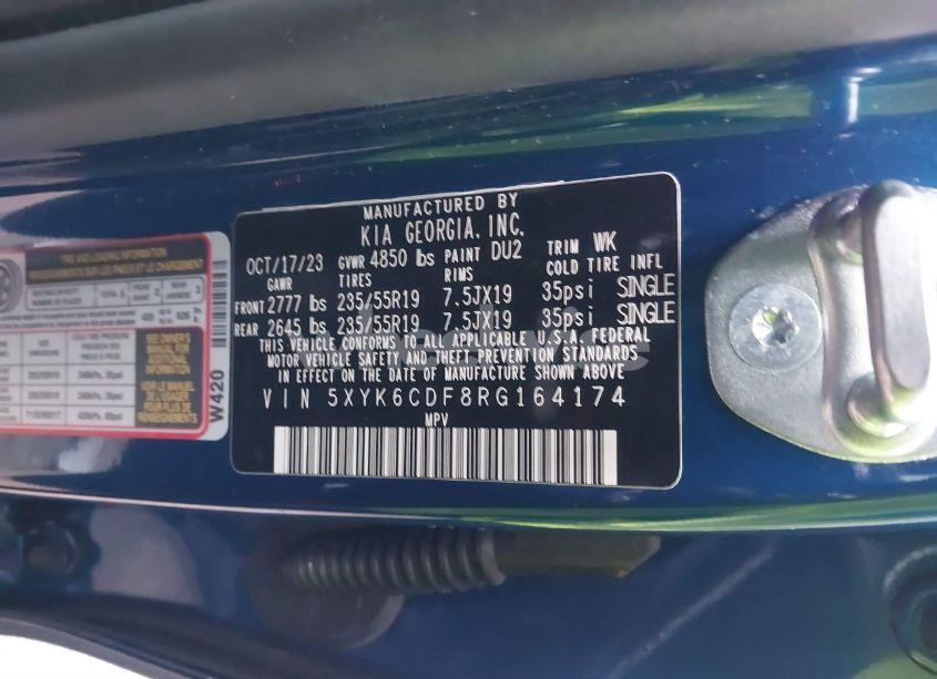 Photo 9 of 2024 Kia Sportage X-LINE (VIN 5XYK6CDF8RG164174)