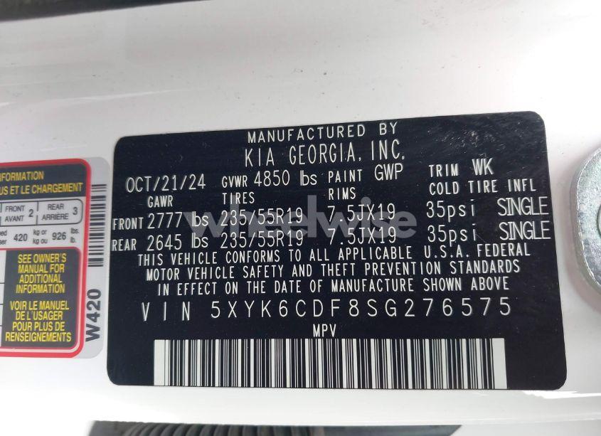 Photo 9 of 2025 Kia Sportage X-LINE (VIN 5XYK6CDF8SG276575)
