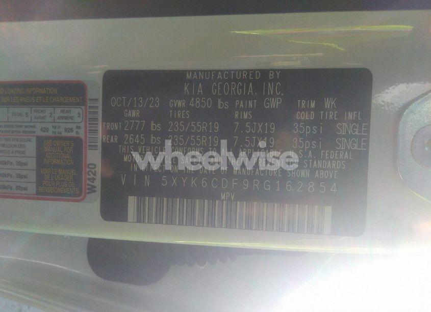 Photo 9 of 2024 Kia Sportage X-LINE (VIN 5XYK6CDF9RG162854)