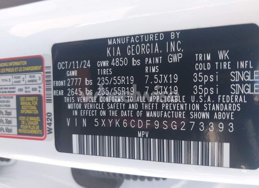 Photo 9 of 2025 Kia Sportage X-LINE (VIN 5XYK6CDF9SG273393)