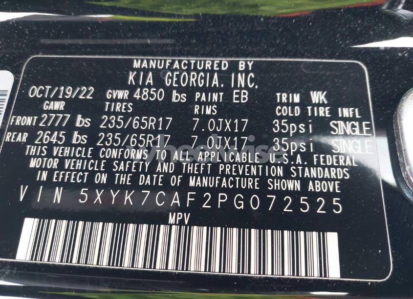 Photo 9 of 2023 Kia Sportage X-PRO (VIN 5XYK7CAF2PG072525)