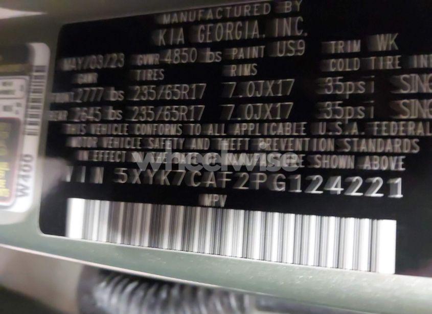 Photo 9 of 2023 Kia Sportage X-PRO PRESTIGE (VIN 5XYK7CAF2PG124221)