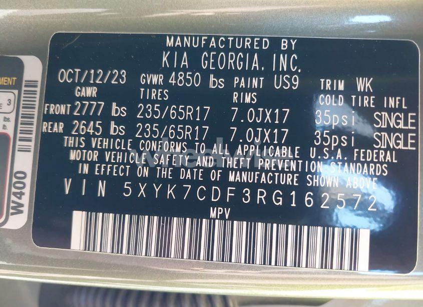 Photo 9 of 2024 Kia Sportage X-PRO PRESTIGE (VIN 5XYK7CDF3RG162572)