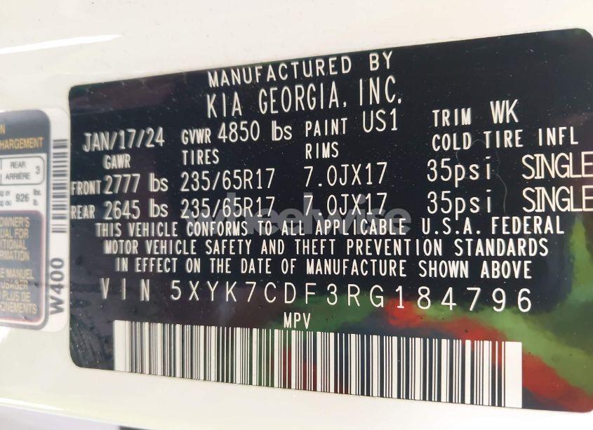 Photo 9 of 2024 Kia Sportage X-PRO PRESTIGE (VIN 5XYK7CDF3RG184796)