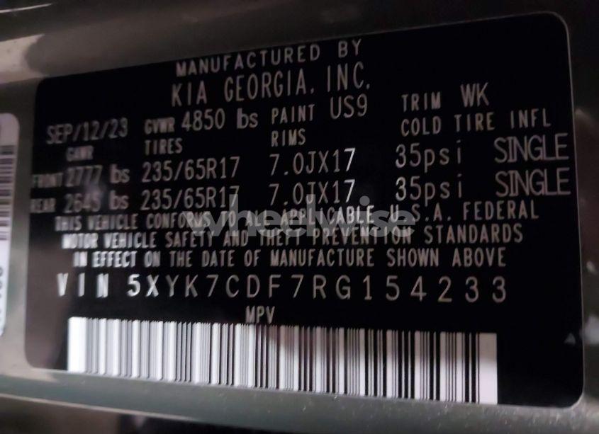 Photo 9 of 2024 Kia Sportage X-PRO PRESTIGE (VIN 5XYK7CDF7RG154233)