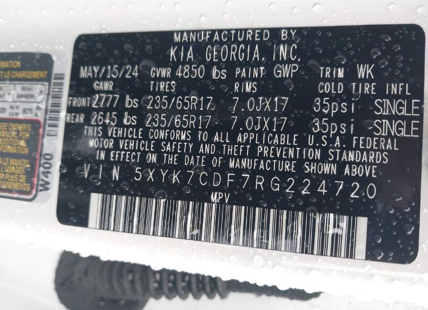 Photo 9 of 2024 Kia Sportage X-PRO PRESTIGE (VIN 5XYK7CDF7RG224720)