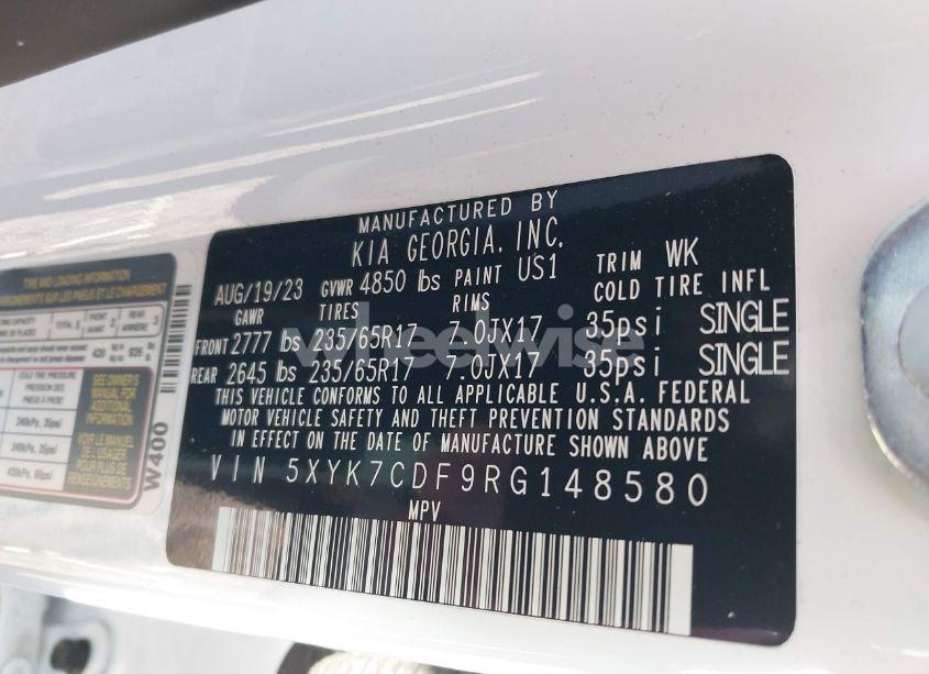 Photo 9 of 2024 Kia Sportage X-PRO PRESTIGE (VIN 5XYK7CDF9RG148580)