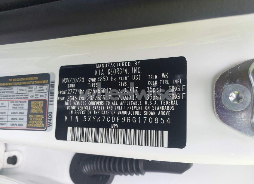 Photo 9 of 2024 Kia Sportage X-PRO PRESTIGE (VIN 5XYK7CDF9RG170854)