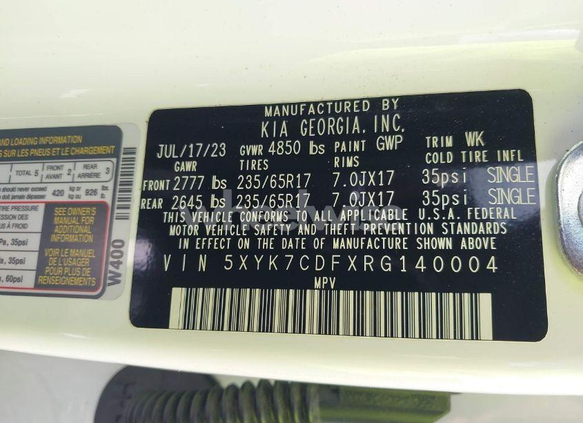 Photo 9 of 2024 Kia Sportage X-PRO/X-PRO PRESTIGE (VIN 5XYK7CDFXRG140004)